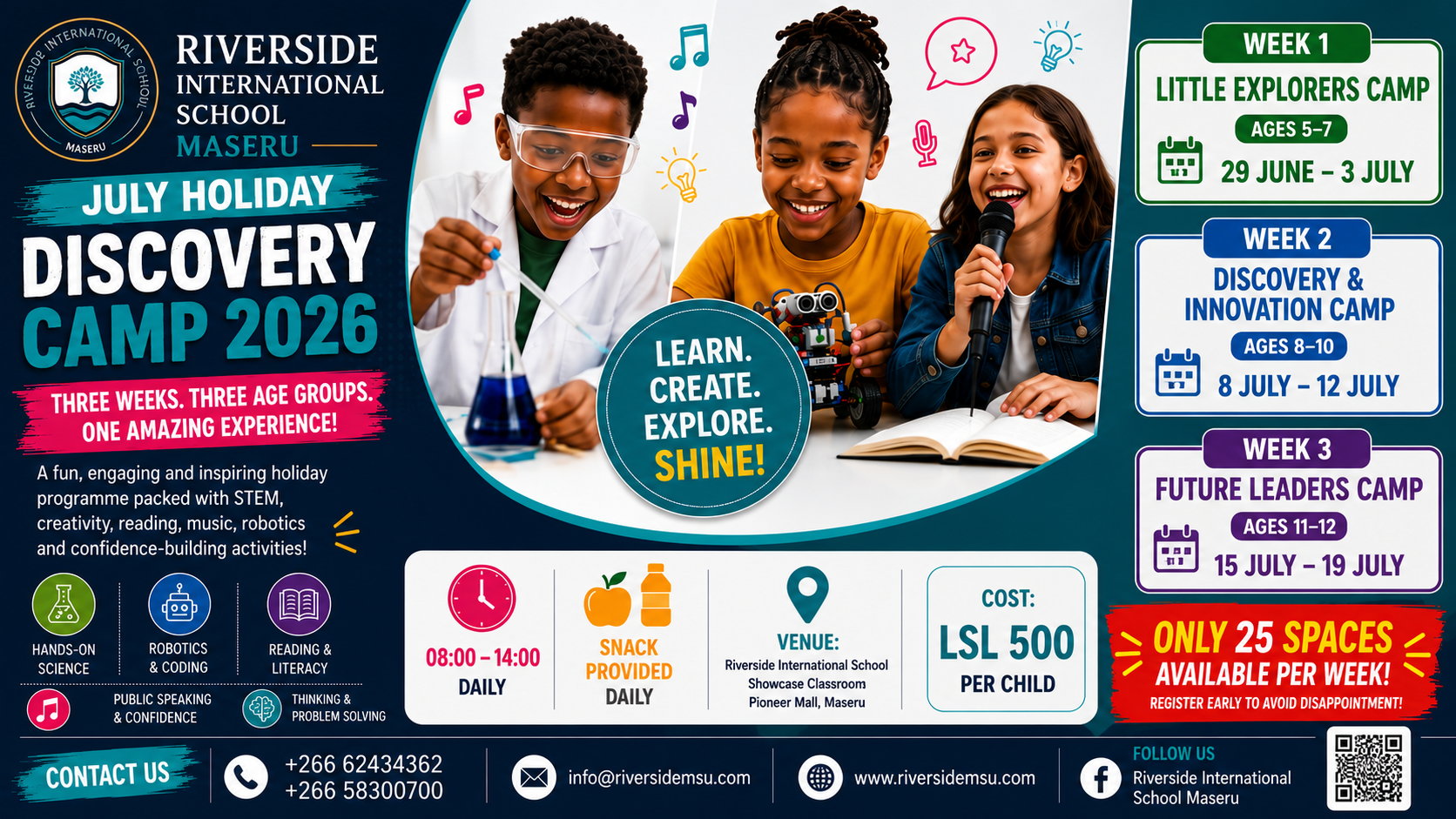 July Holiday Discovery Camp 2026